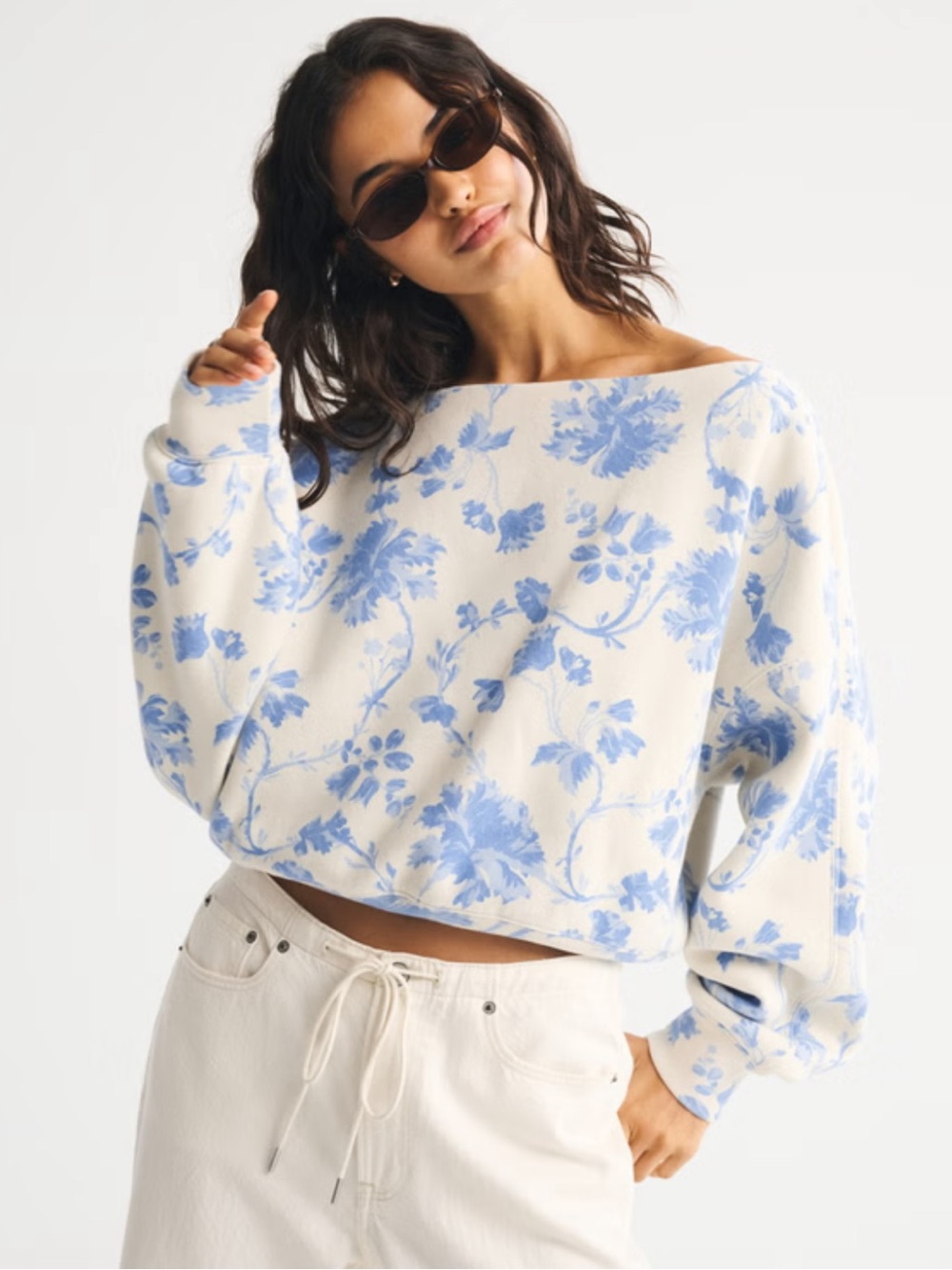NWT A&F Sunday Slash Top